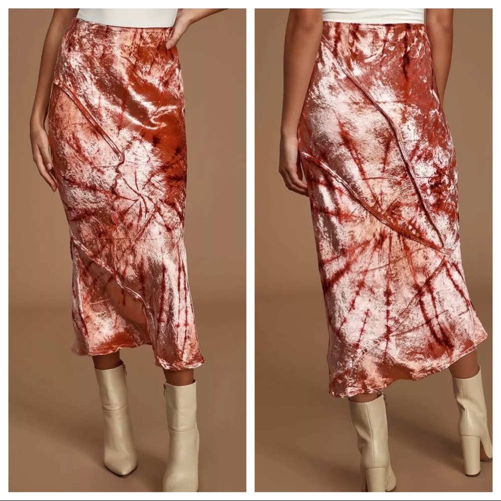 Free People Tie Dyer Bali Serious Swagger Skirt - Picture 2 of 5